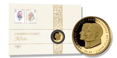 Minnebrev Kronprinsparet 50 år  